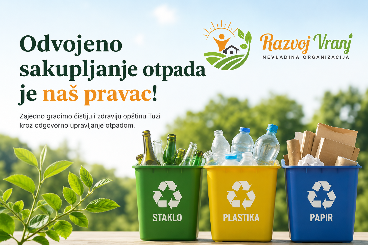 Odvojeno sakupljanje otpada je naš pravac!